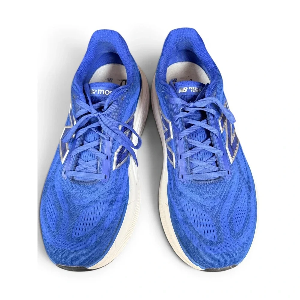 New Balance Running Shoes Mens 12 Blue Fresh Foam More v4 MMORLE4‎ Athletic Mesh